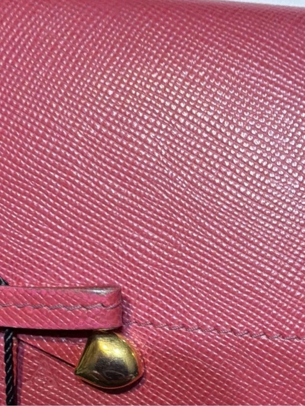 Vintage Prada Saffiano Chic Long Wallet – Peonia Pink /COA